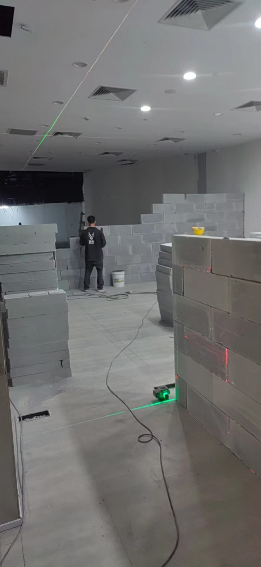 宾馆轻质砖隔墙场景参考
